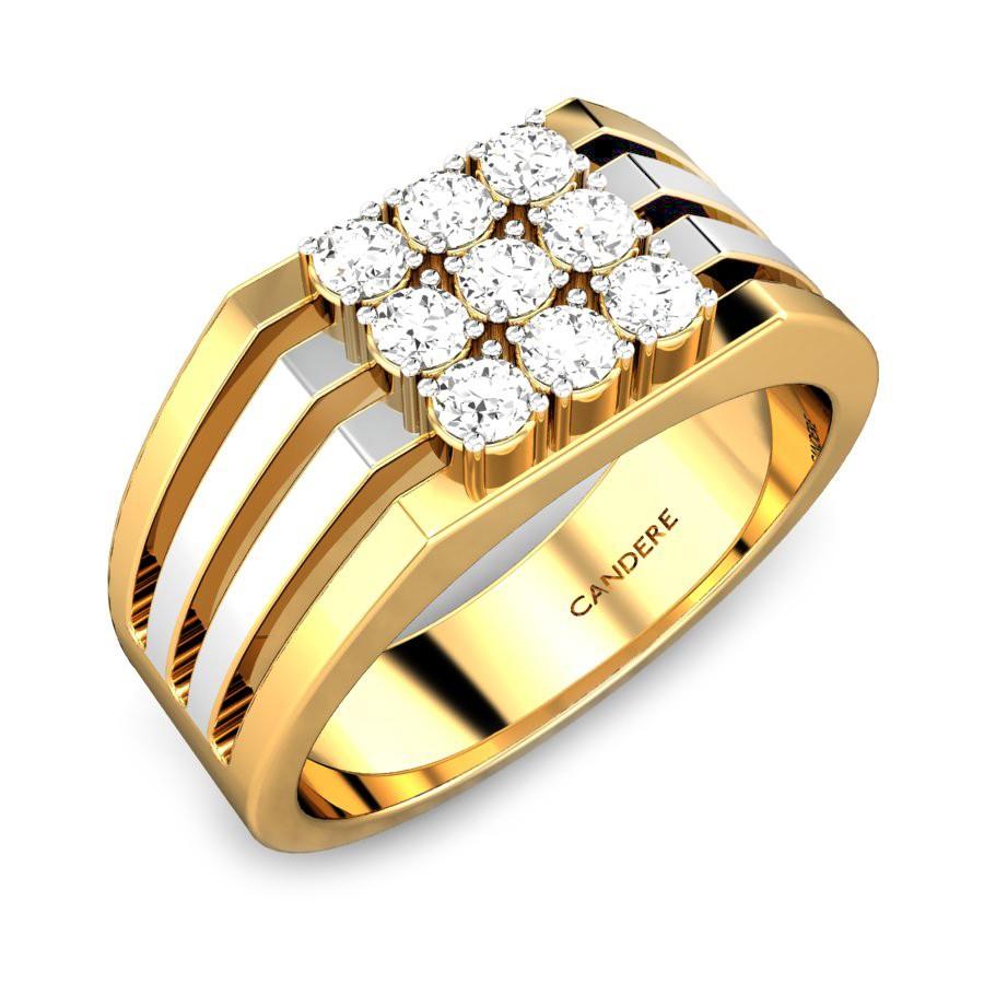 18kt Gold Ring Modern Design For Mens – Welcome to Rani Alankar-vachngandaiphat.com.vn