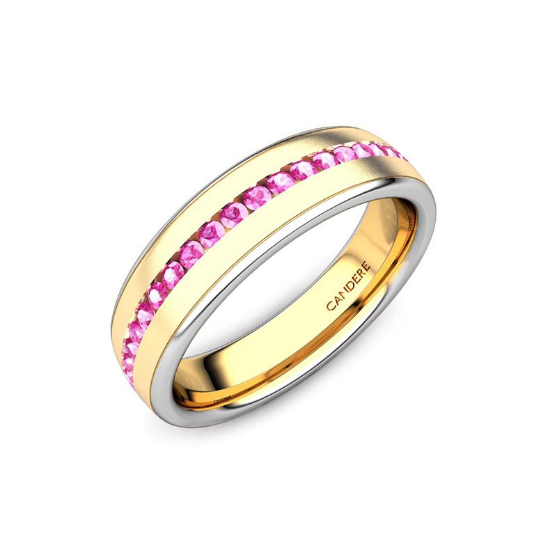 ANUSRI PINK SAPPHIRE BAND