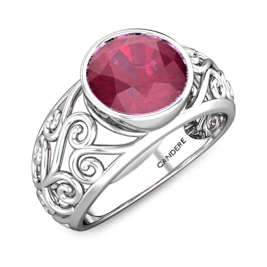 white ruby rings