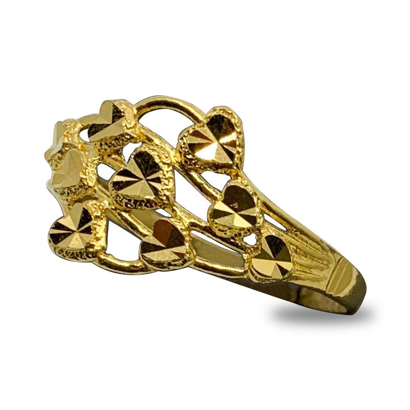 Intricate 22 Karat Yellow Gold Ring - RG-252