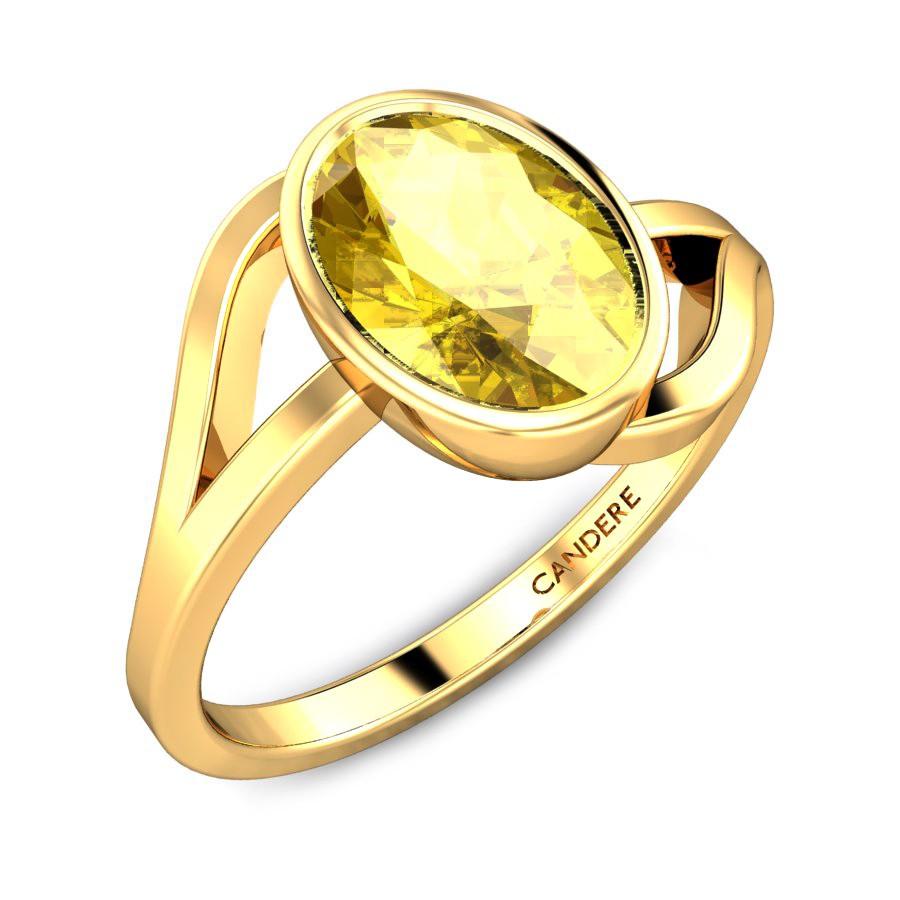 LYNDEY YELLOW SAPPHIRE RING