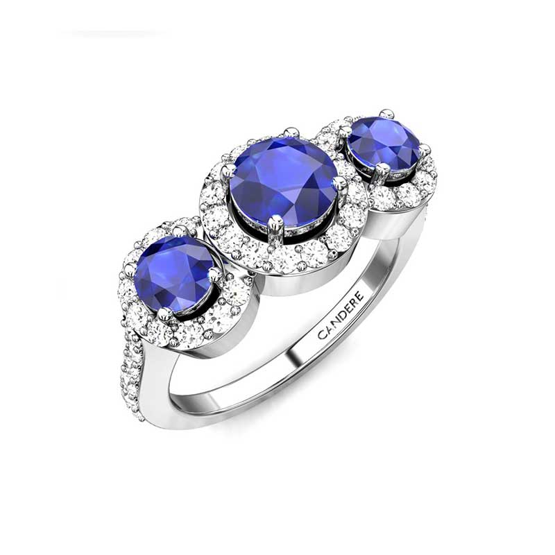 blue stone ring