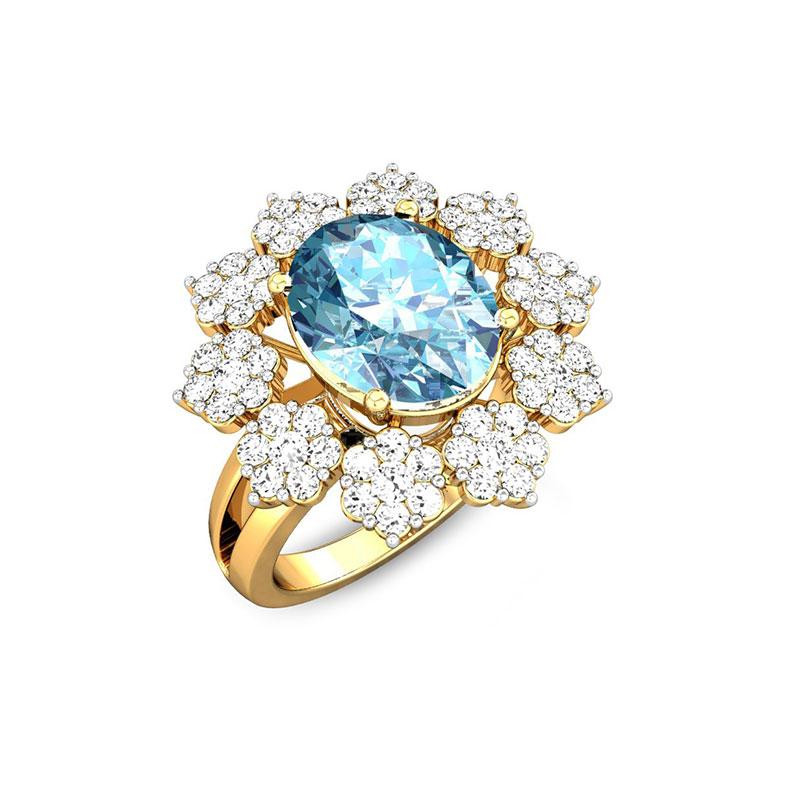 Aquamarine ring hotsell