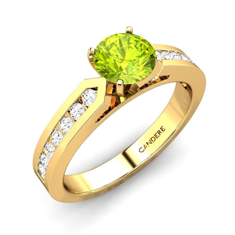 peridot rings women