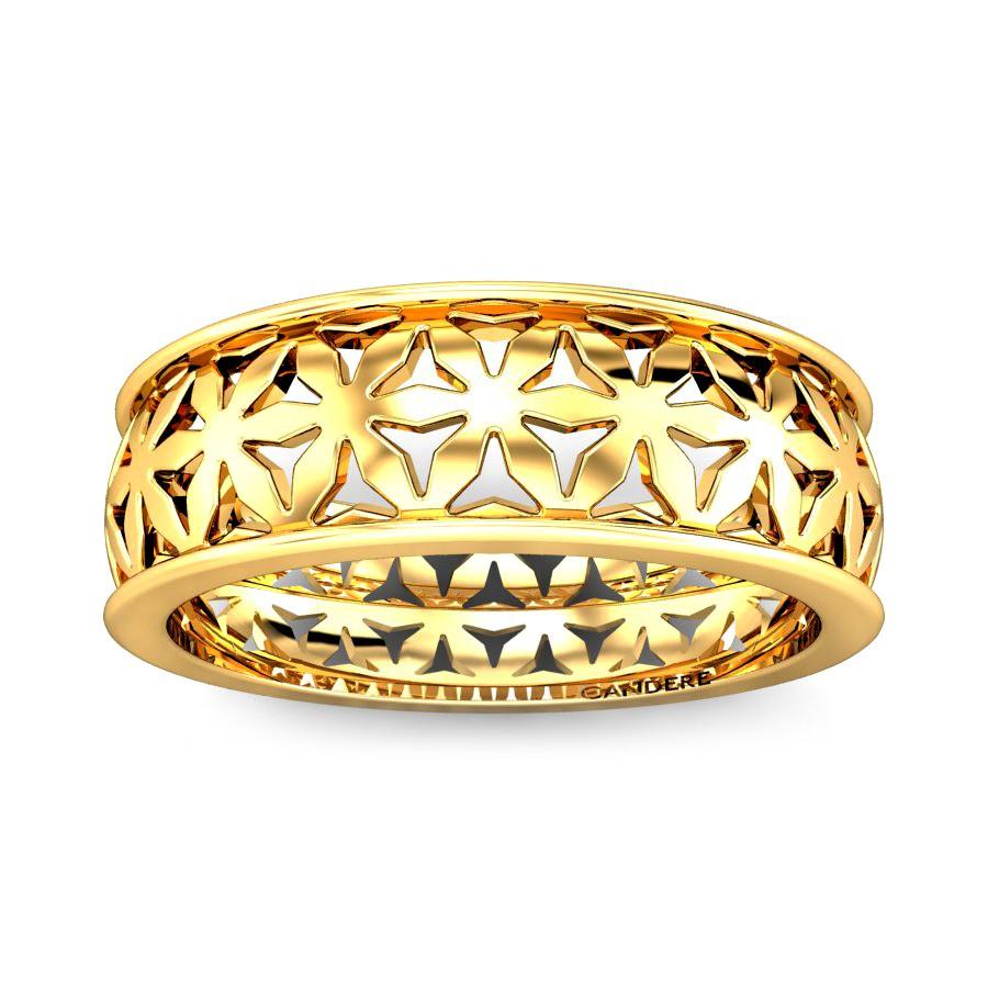 Gold ring design for male without stone