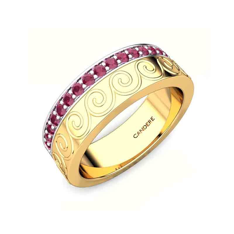 1 Gram Gold Forming Yellow Ring With Diamond Antique Design Ring For Men -  Style A985 at Rs 2750.00 | Gold Rings | ID: 2849098174988