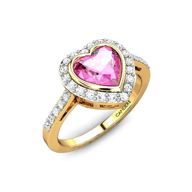 Diamond Hearts Ring | Buy Heart Shaped Rings Online | Kalyan Jewellers