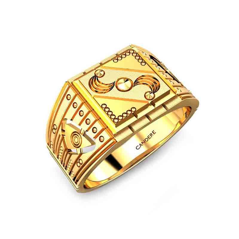 Gold Ring Design For Male Without Stone
