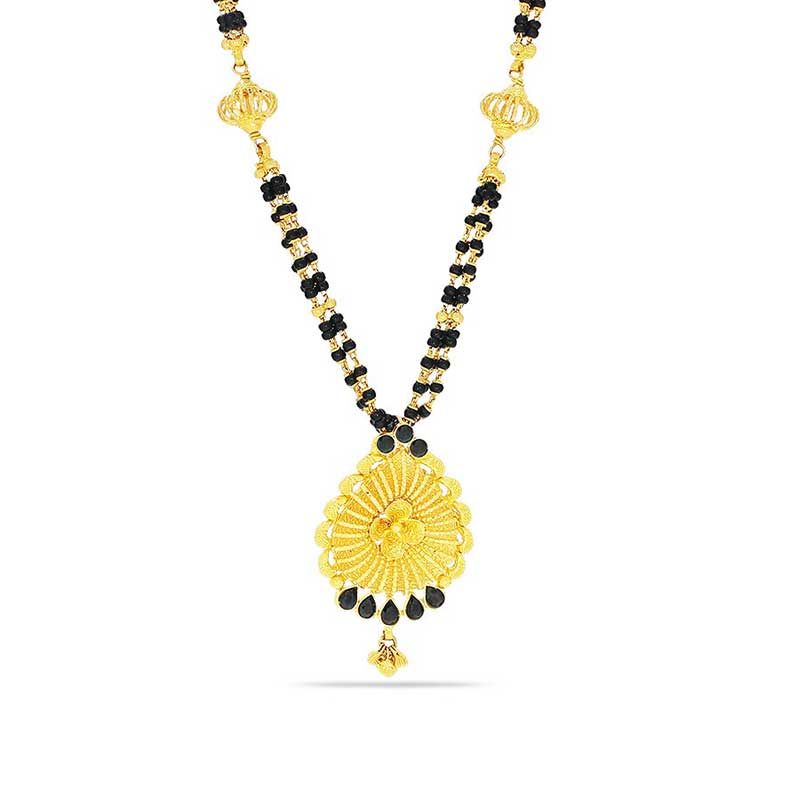 Latest Nallapusalu Gold Ornaments Kalyan jewellers