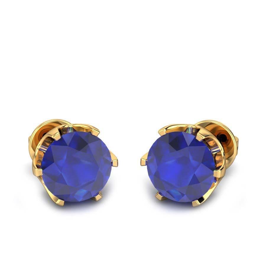 neelam stone earrings
