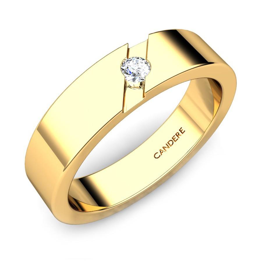 Religious Leaf Design Wedding Band - FC100840 - 14K Gold