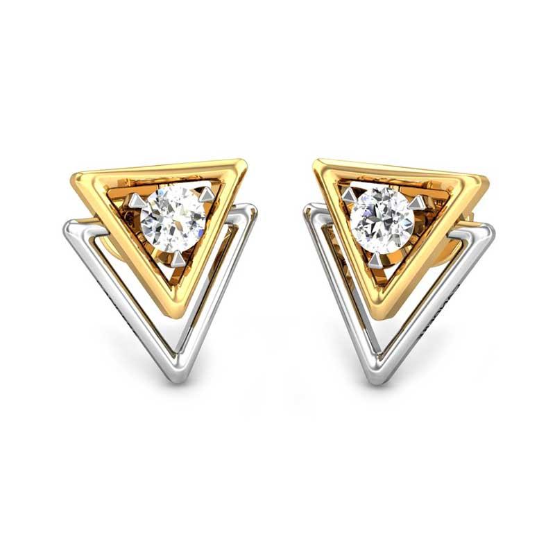 solitaire earrings