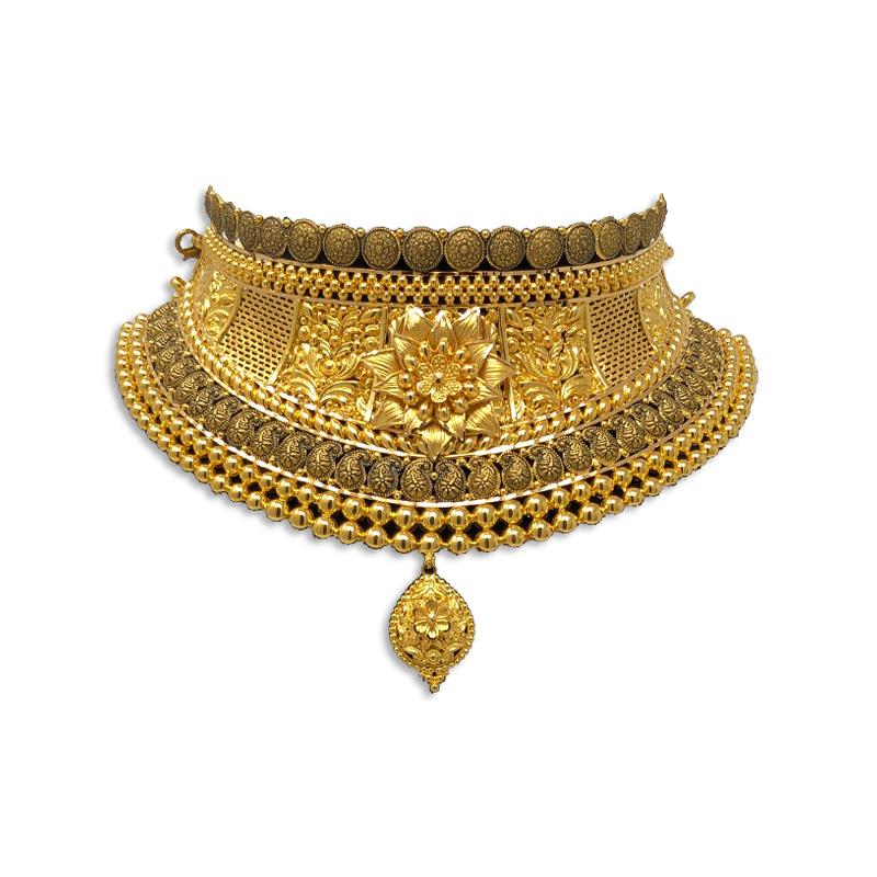 Meenakari gold shop jewellery designs
