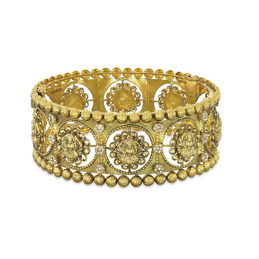 Buy Kundan Classic Bangles With Gold Plating 301973 | Kanhai Jewels