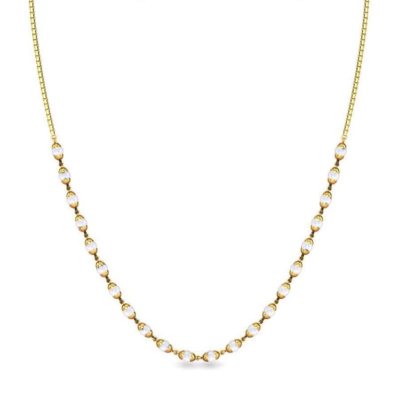 Light weight Gold Necklace Designs 