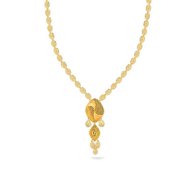 Dazzling Collection of gold haram designs Kalyan Jewellers