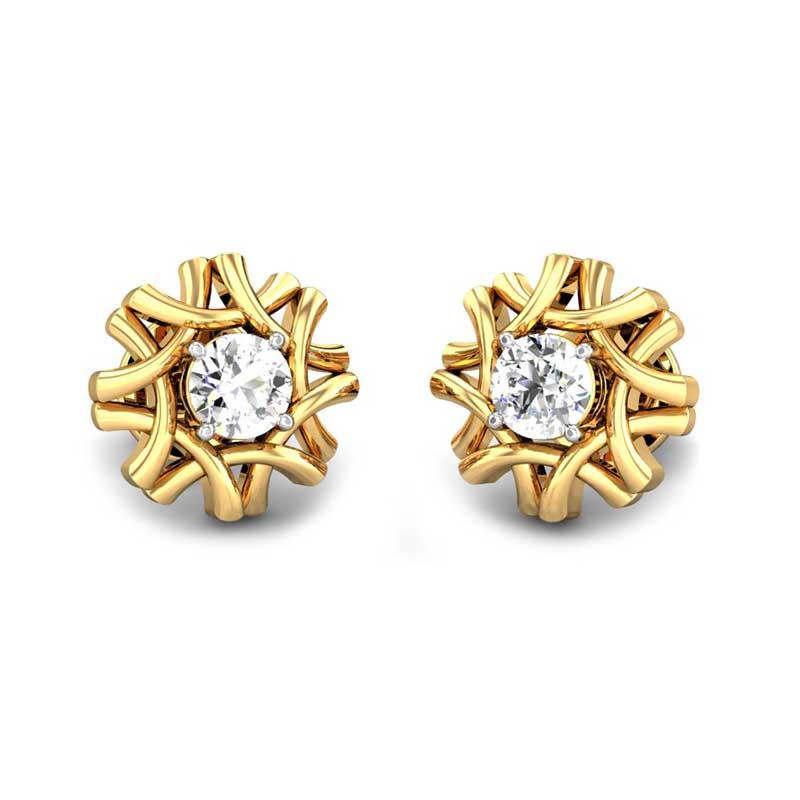 Buy Candere by Kalyan Jewellers 14k Gold Diamond Earring for Women Online  At Best Price  Tata CLiQ