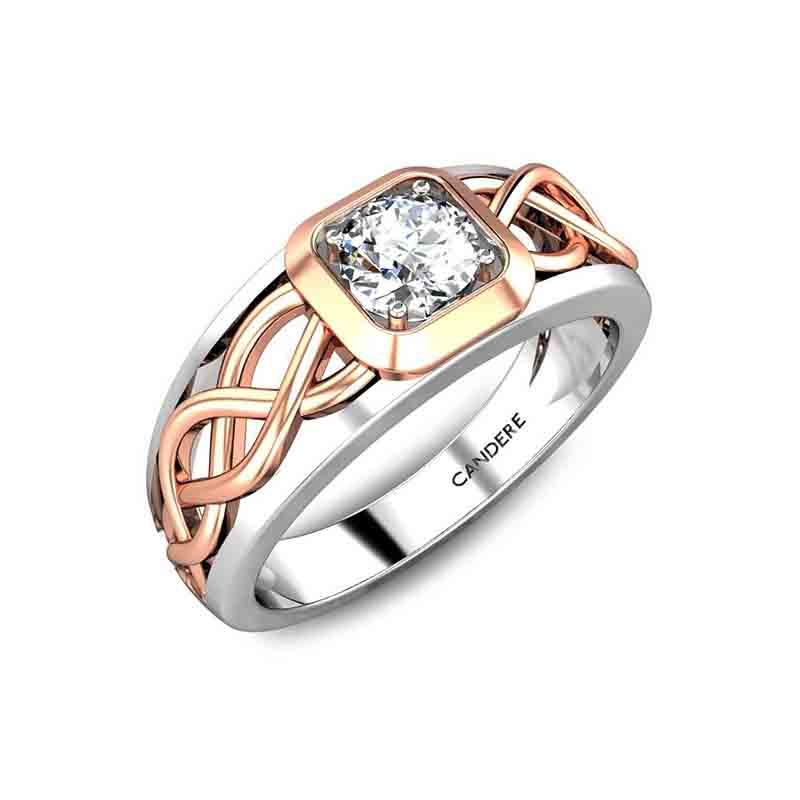 Diamond couple hotsell rings for engagement