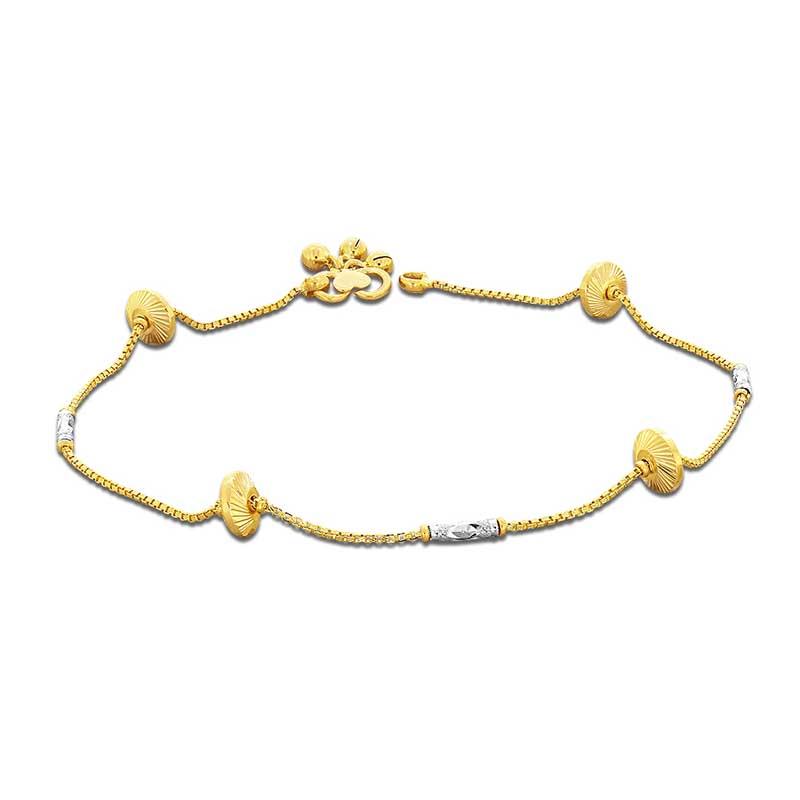 beautiful gold anklets