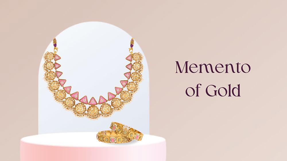 Celebrate new beginnings with a memento of gold!