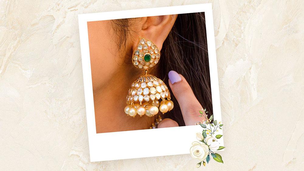 Trending gold 2024 jhumkas