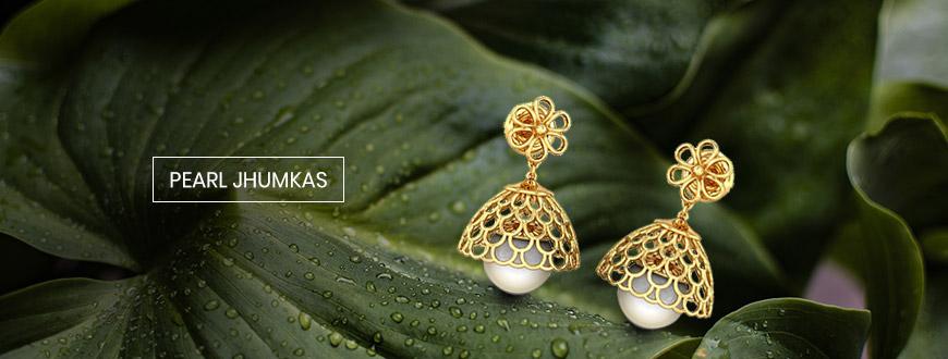 Pearl Jhumkas