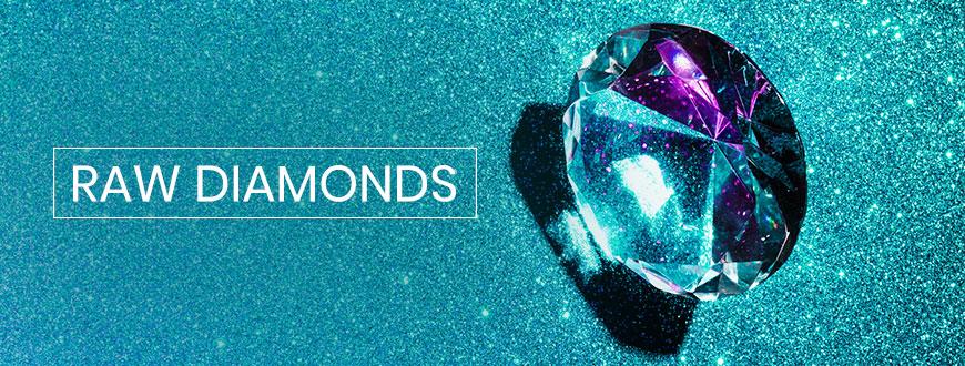 Raw diamonds