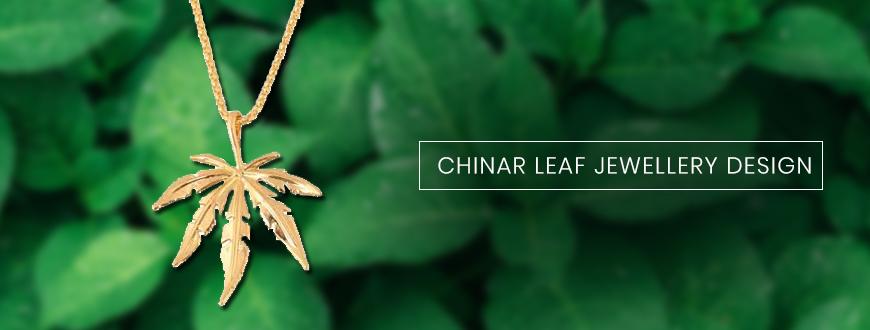 chinar leaf jewellery design