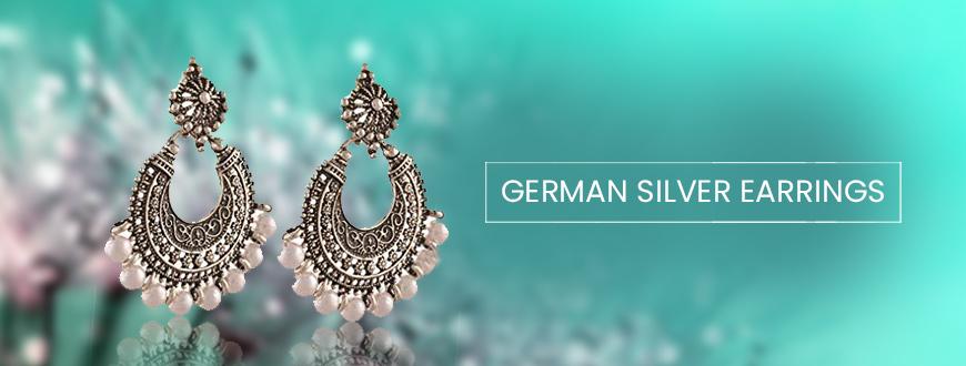 German Silver Earrings