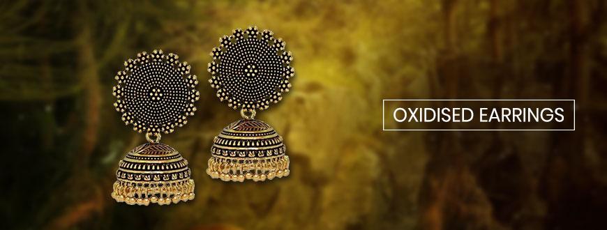 Oxidised Earrings