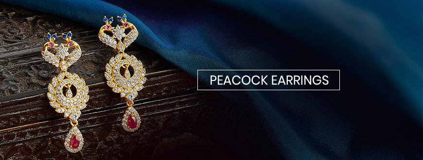 Peacock Earrings