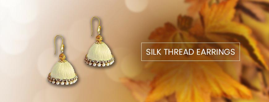 Silk Thread Earrings