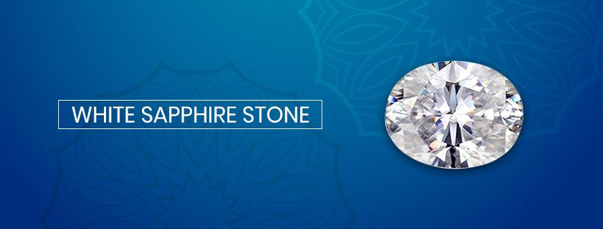 white sapphire stone